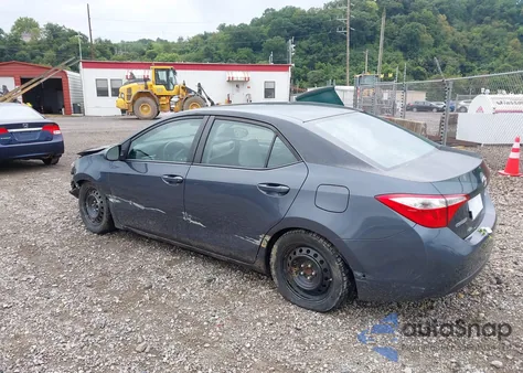 2016 Toyota Corolla Le из США, поврежденный, VIN 5YFBURHE4GP554692